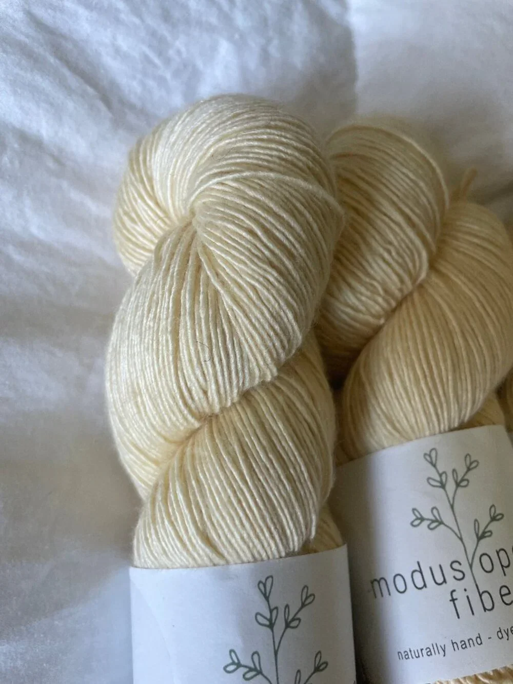 Modus Operandi Fibers Naturally Dyed Merino Wool Silk Fingering Weight Yarn
